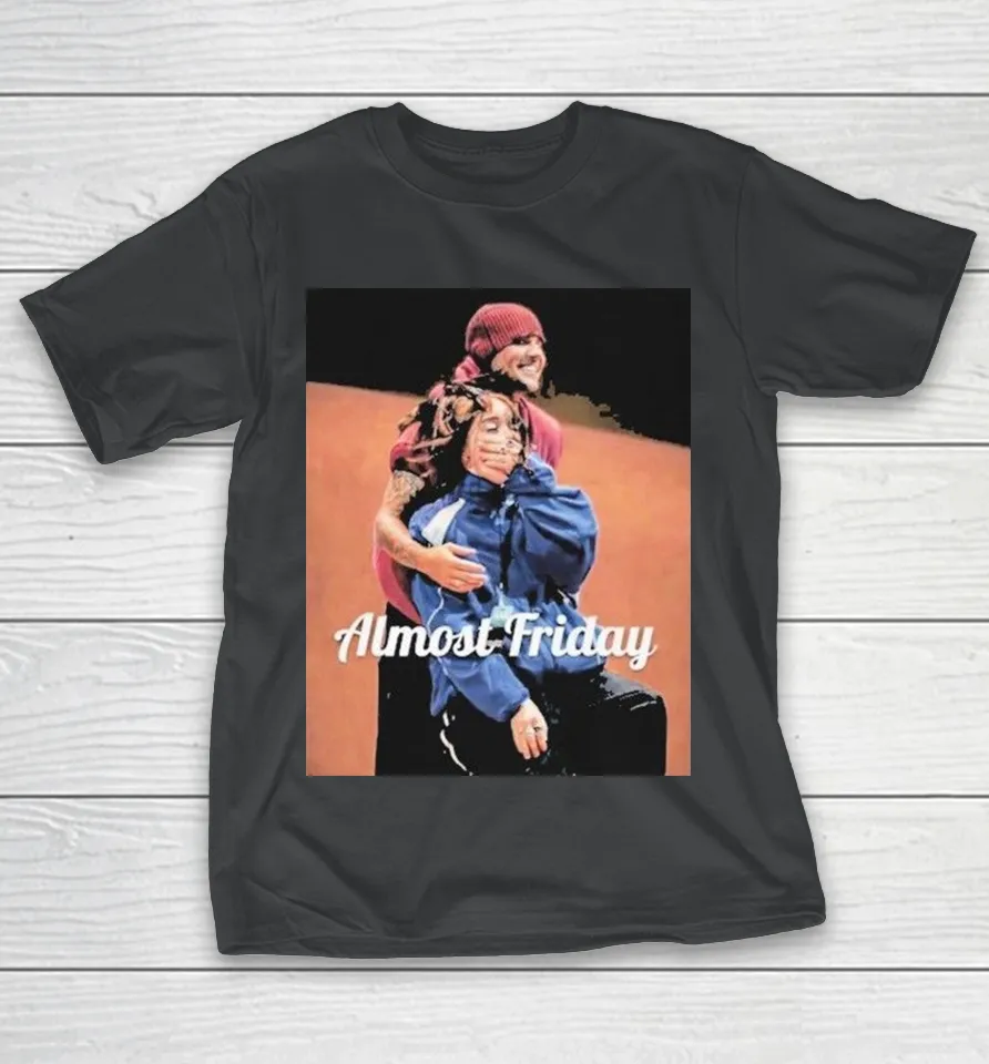 Almost Friday Justin Bieber And Billie Eilish Concert Shirt Almost Friday Justin Bieber And Billie Eilish Concert Shirt
