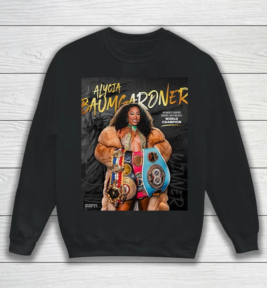 Alycia Baumgardner World Champion 2026 Womens Unified Junior Sweatshirt