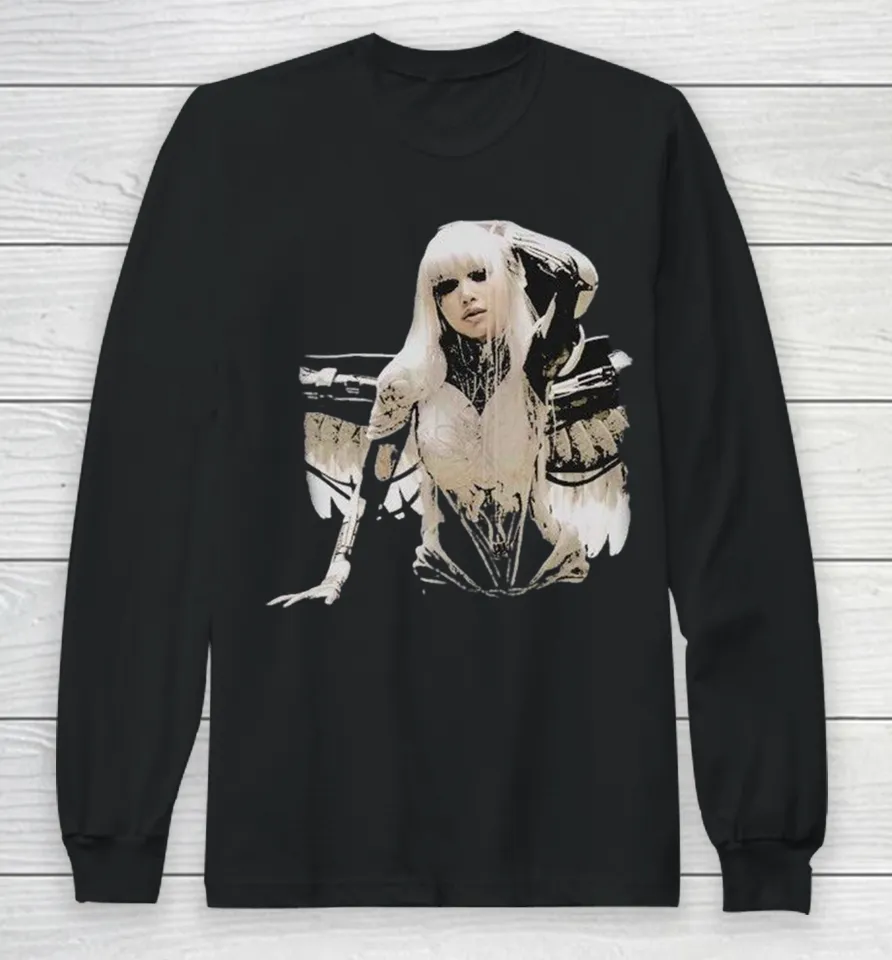 Anyma X Lisa Coachella 2026 Festival Indio California Angel Portrait Long Sleeve T Shirt