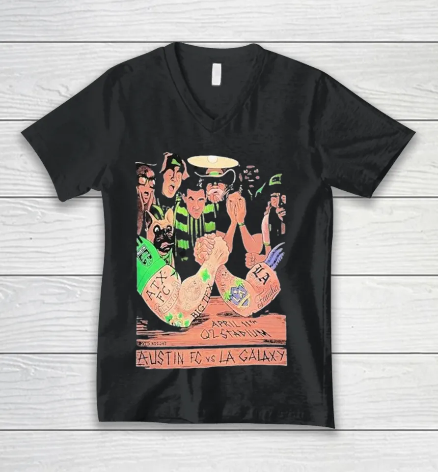 Austin FC vs. LA Galaxy Q2 Stadium Apr 11 2026 V-Neck T Shirt