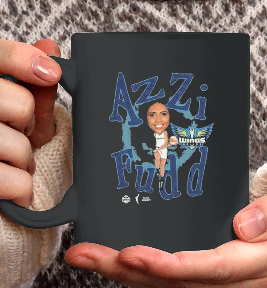Azzi Fudd Dallas Wings Draft Playa Society WNBA Coffee Mug