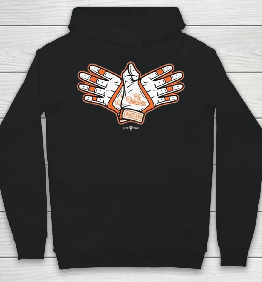 Baltimore Orioles Fly Different Birdland Hands Hoodie