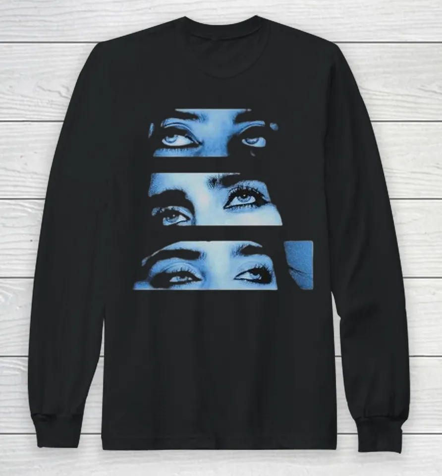 Billie Eilish Hit Me Hard And Soft The Tour Live in 3D Eyes Long Sleeve T Shirt