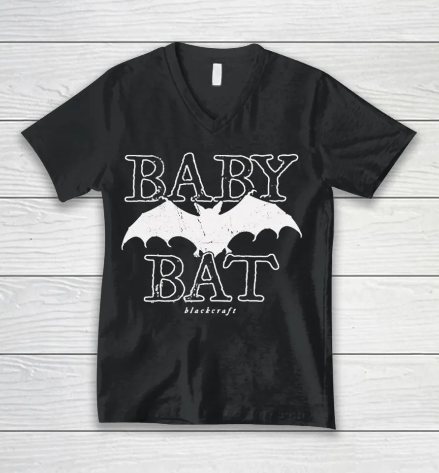 Blackcraft Baby Bat V-Neck T Shirt