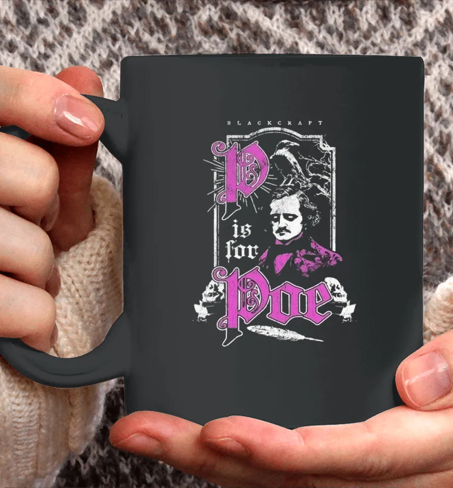 Blackcraft P Is For Poe Coffee Mug