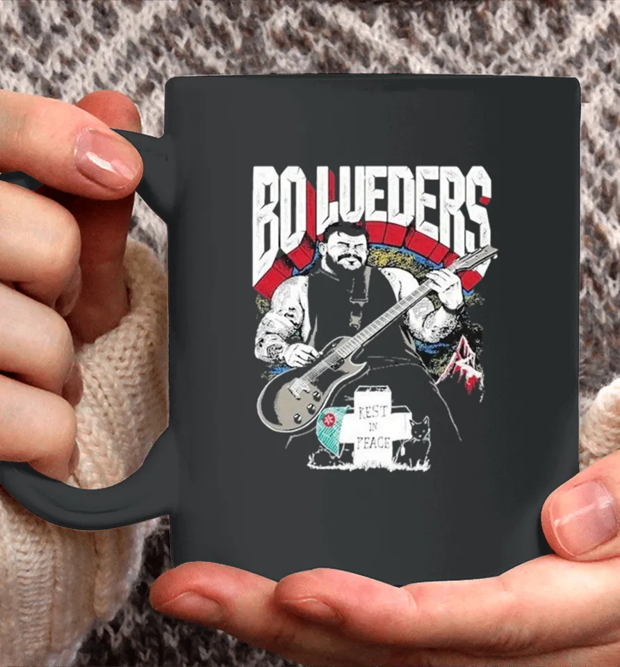 Bo Lueders Rest In Peace Guitar Coffee Mug