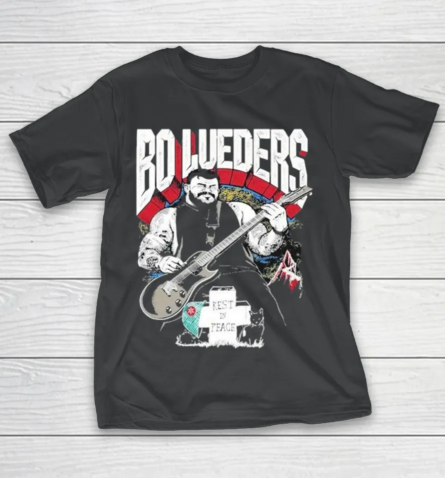 Bo Lueders Rest In Peace Guitar Shirt Bo Lueders Rest In Peace Guitar Shirt