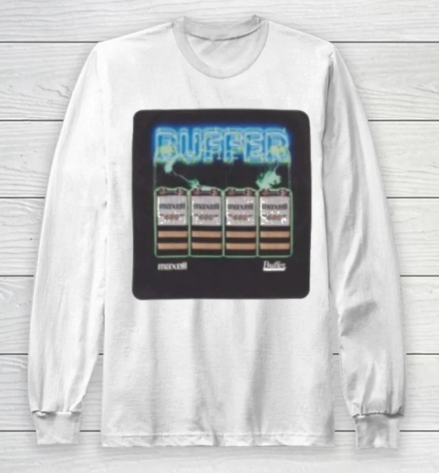 Bodega X Maxell Buffer Cassette Shirts 7 Bodega X Maxell Buffer Cassette Long Sleeve T-Shirt