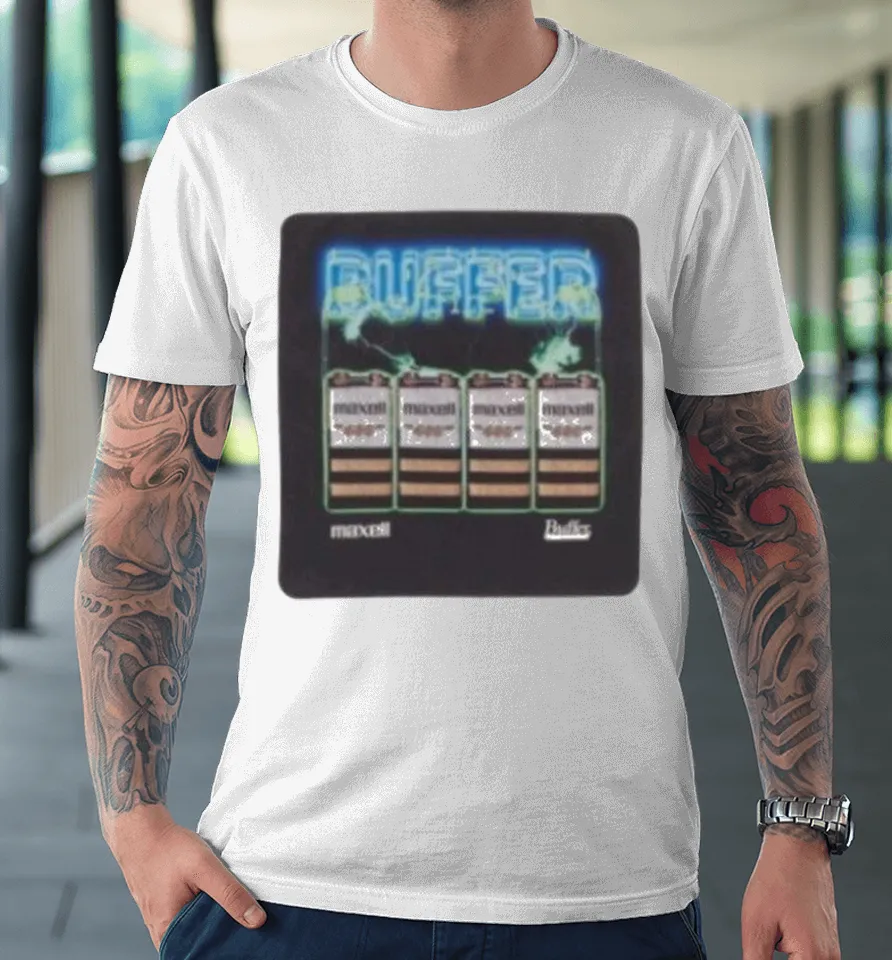 Bodega X Maxell Buffer Cassette Shirts 12 Bodega X Maxell Buffer Cassette Premium T-Shirt