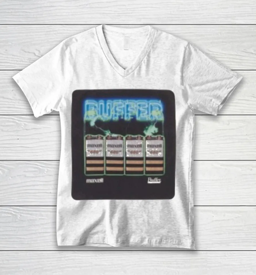 Bodega X Maxell Buffer Cassette Shirts 6 Bodega X Maxell Buffer Cassette V-Neck T-Shirt