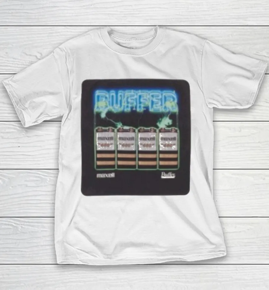 Bodega X Maxell Buffer Cassette Shirts 13 Bodega X Maxell Buffer Cassette Youth T-Shirt
