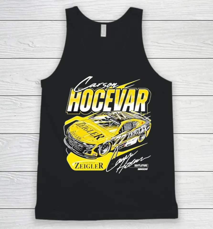 Carson Hocevar Auto Group Zeigler #77 Nascar Tank Top