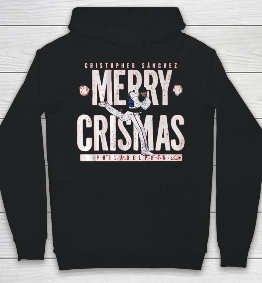 Cristopher Sanchez Merry Crismas Philadelphia Phillies Hoodie