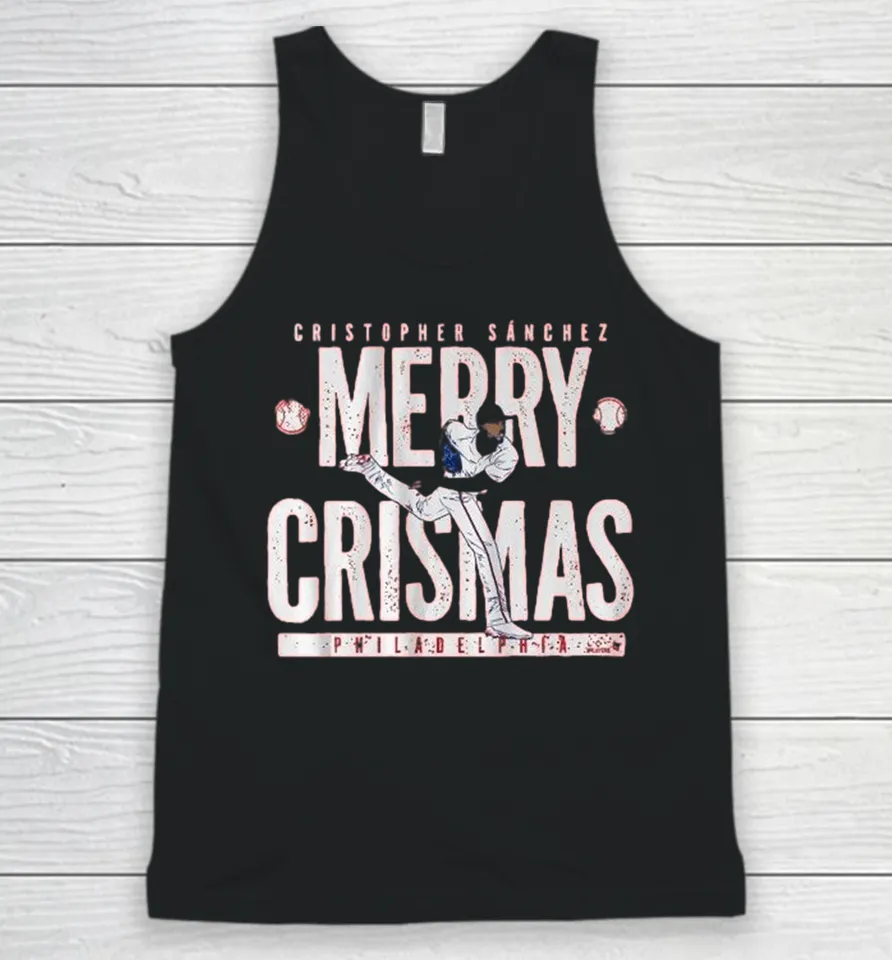 Cristopher Sanchez Merry Crismas Philadelphia Phillies Tank Top