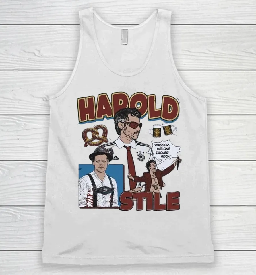 Harold Stile Kuss Die Ganze Zeit Wasser Melone Zucker Hoch Tank Top