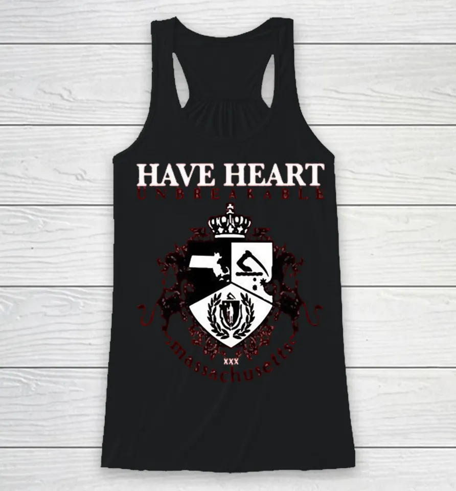 Have Heart Unbreakable Massachusetts Racerback Tank