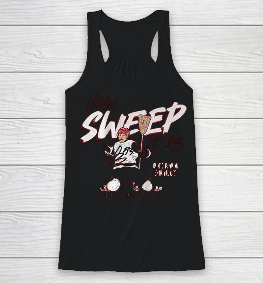 Jackson Blake How Sweep It Is Racerback Tank