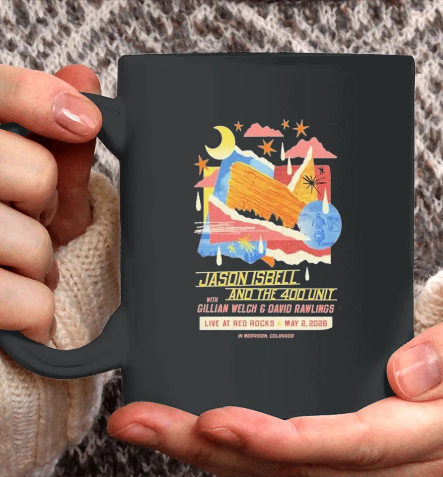 Jason Isbell & The 400 Unit Gillian Welch And David Rawlings Tour Morrison, Co May 02, 2026 Coffee Mug