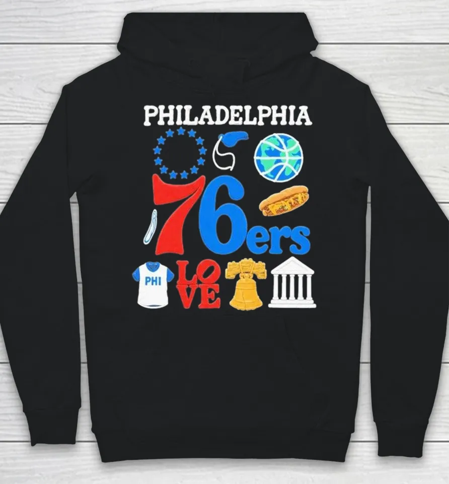 Joel Embiid Wearing Philadelphia 76ers Philly Everything Hoodie