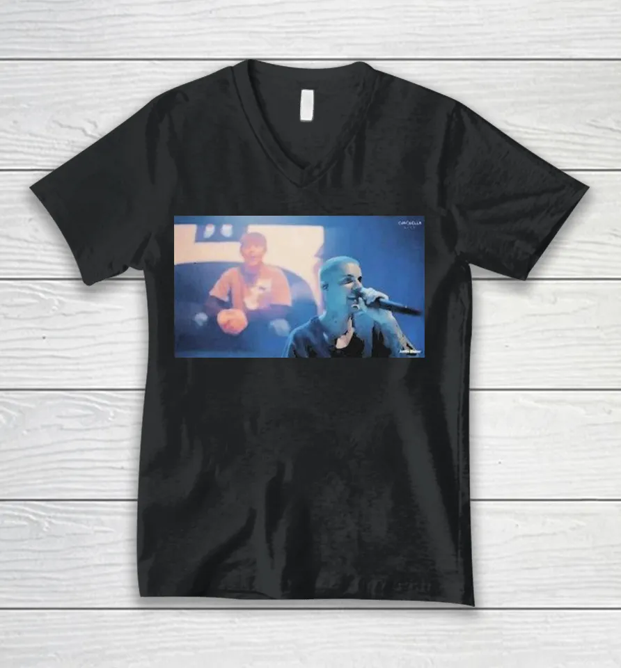Justin Bieber Coachella 2026 Performance V-Neck T Shirt