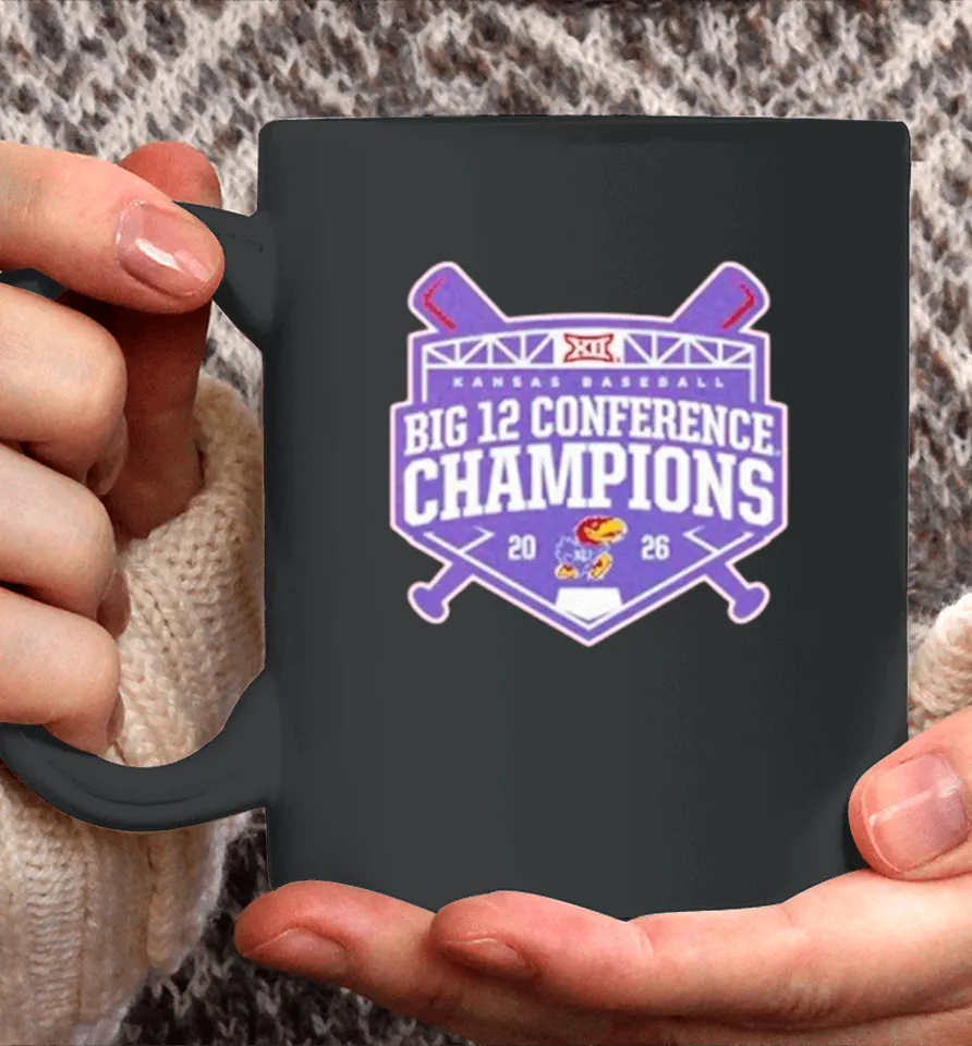 Kansas Jayhawks Big 12 Baseball Regular Season Champions 2026 Coffee Mug