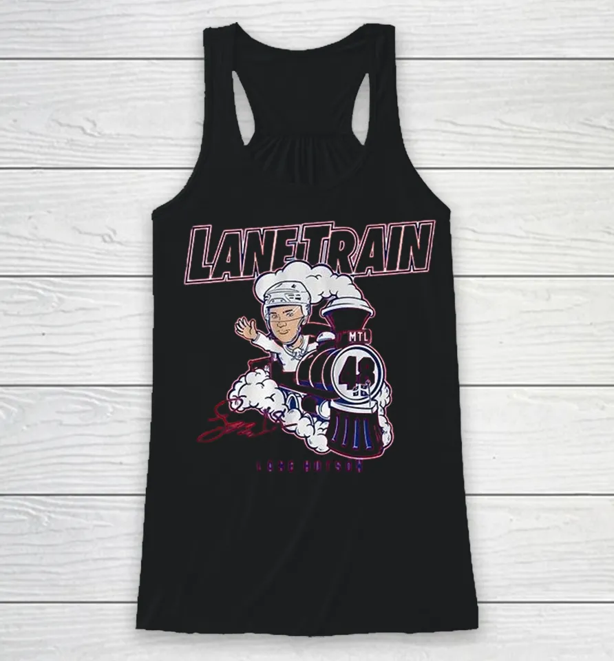 Lane Hutson Lane Train Montreal Canadiens Racerback Tank