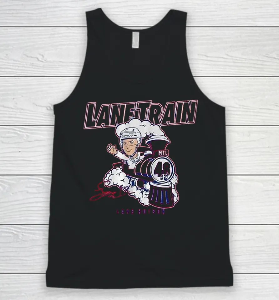 Lane Hutson Lane Train Montreal Canadiens Tank Top