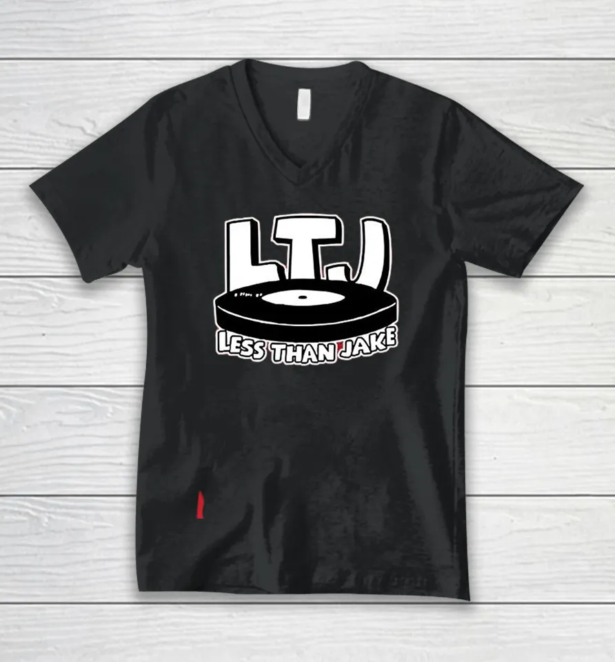 Less Than Jake Non-Fat Wreck Chords V-Neck T Shirt