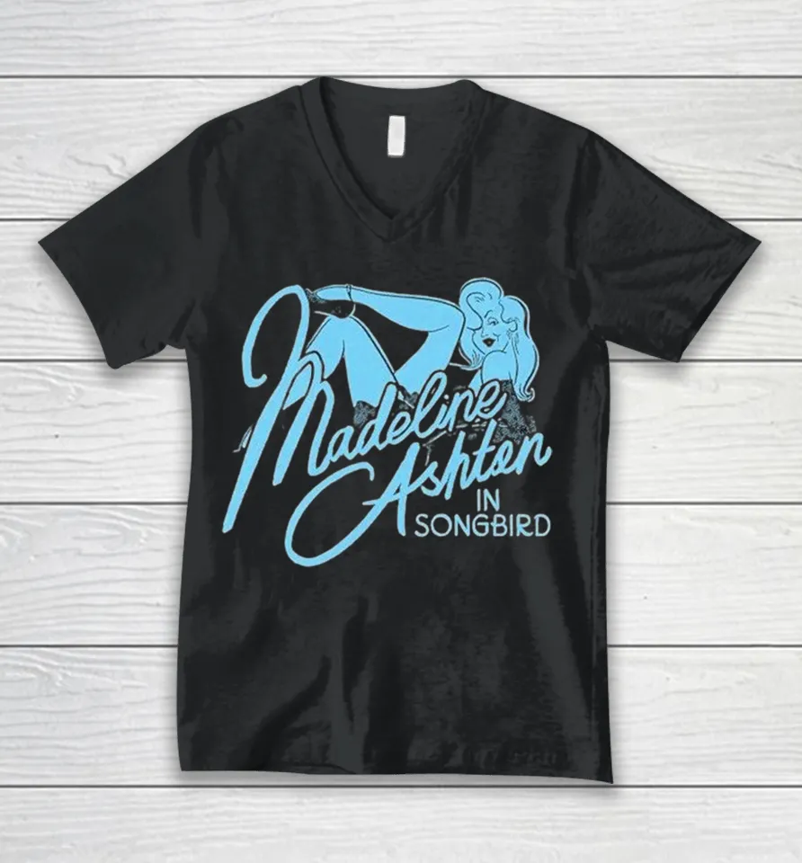 Madeline Ashton In Songbird V-Neck T Shirt
