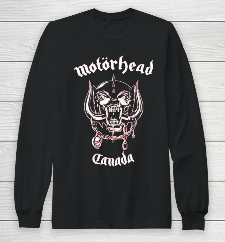 Motorhead World Cup Canada Long Sleeve T Shirt