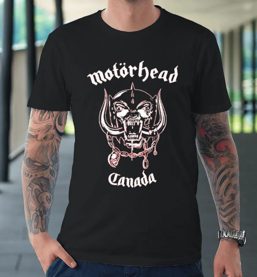 Motorhead World Cup Canada Premium T Shirt