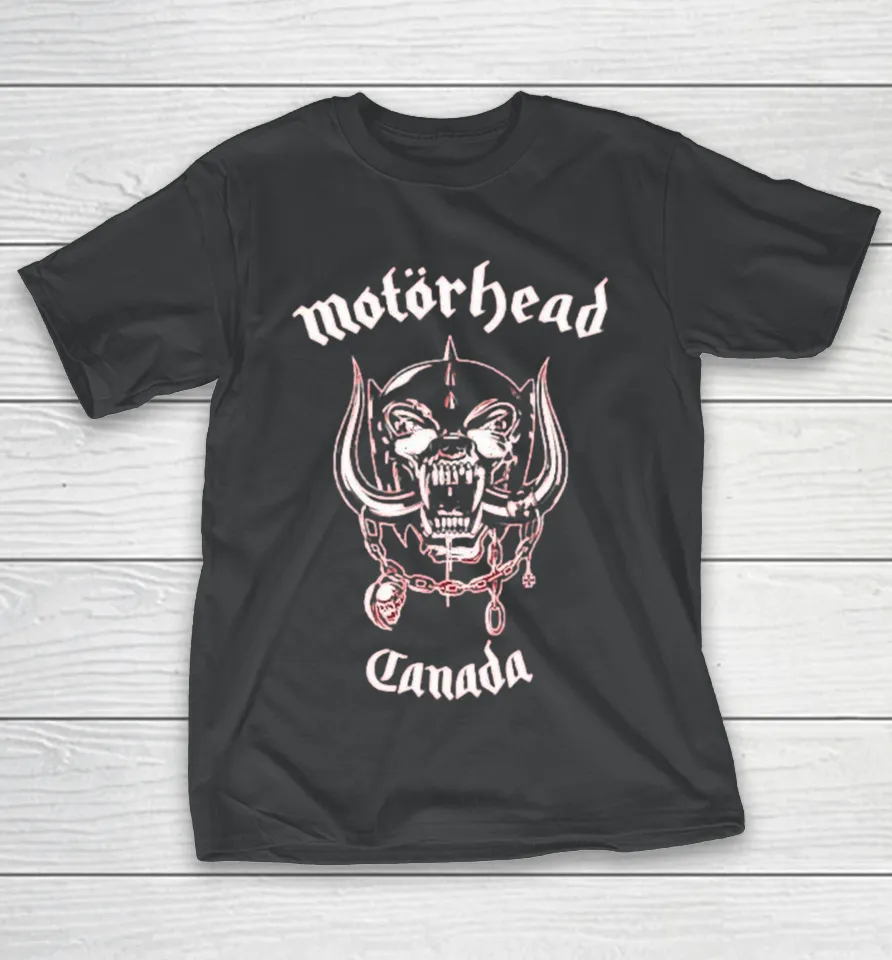 Motorhead World Cup Canada T Shirt