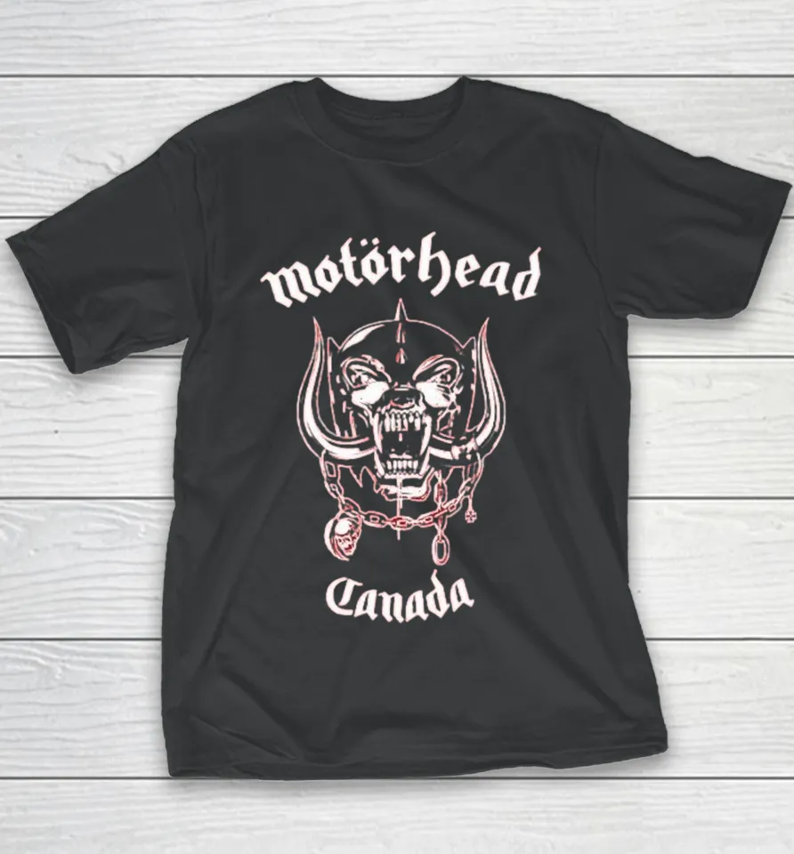 Motorhead World Cup Canada Youth T Shirt