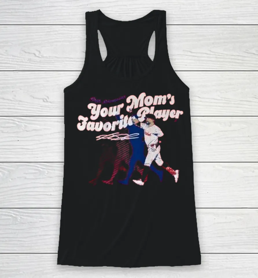 Official Kyle Schwarber Your Mom’s Favorite Player Philadelphia Phillies Racerback Tank