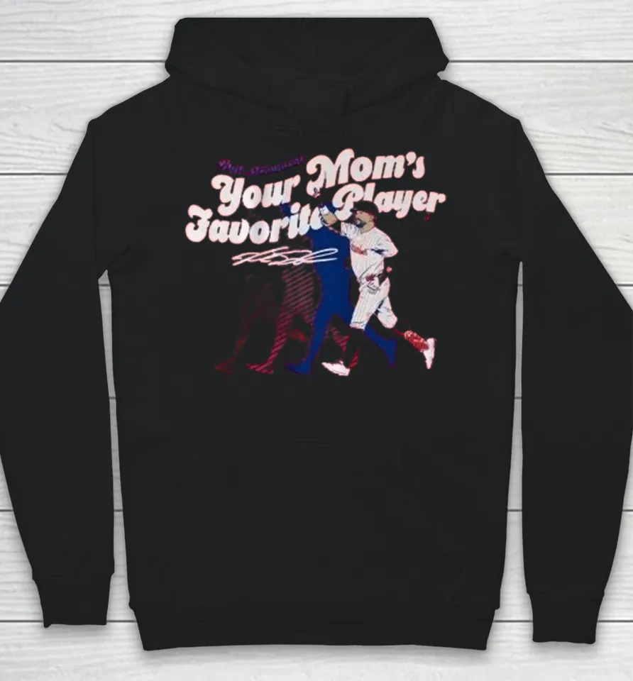 Official Kyle Schwarber Your Mom’s Favorite Player Philadelphia Phillies Hoodie