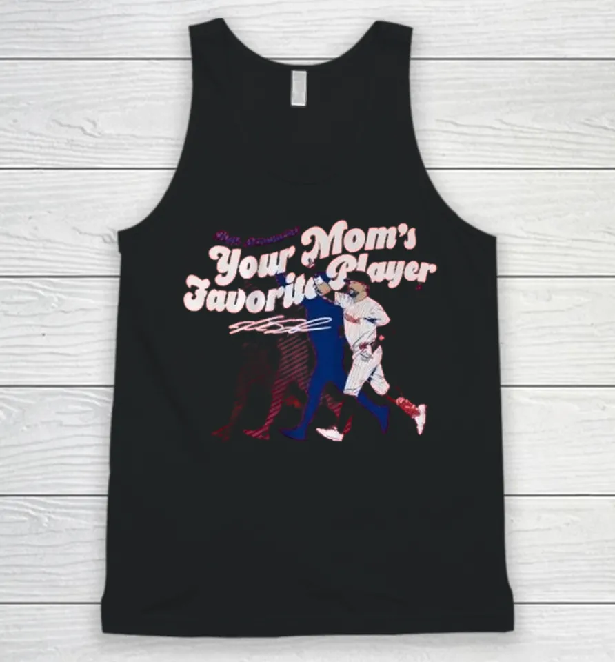Official Kyle Schwarber Your Mom’s Favorite Player Philadelphia Phillies Tank Top