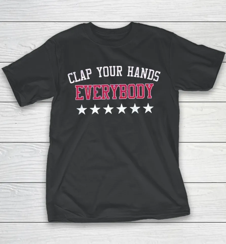 Philadelphia 76ers Clap Your Hands Everybody Stars Youth T Shirt