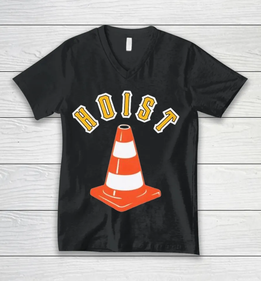 Pittsburgh Pirates Hoist Center The Cone V-Neck T Shirt