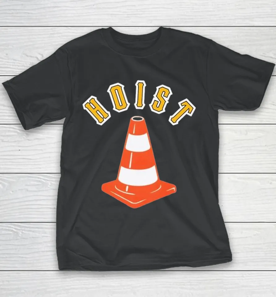 Pittsburgh Pirates Hoist Center The Cone Youth T Shirt