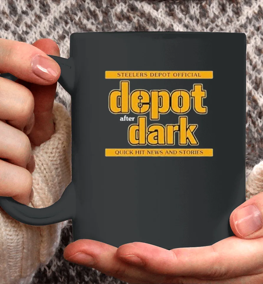 Pittsburgh Steelers Official Depot After Dark Quick Hit News Coffee Mug