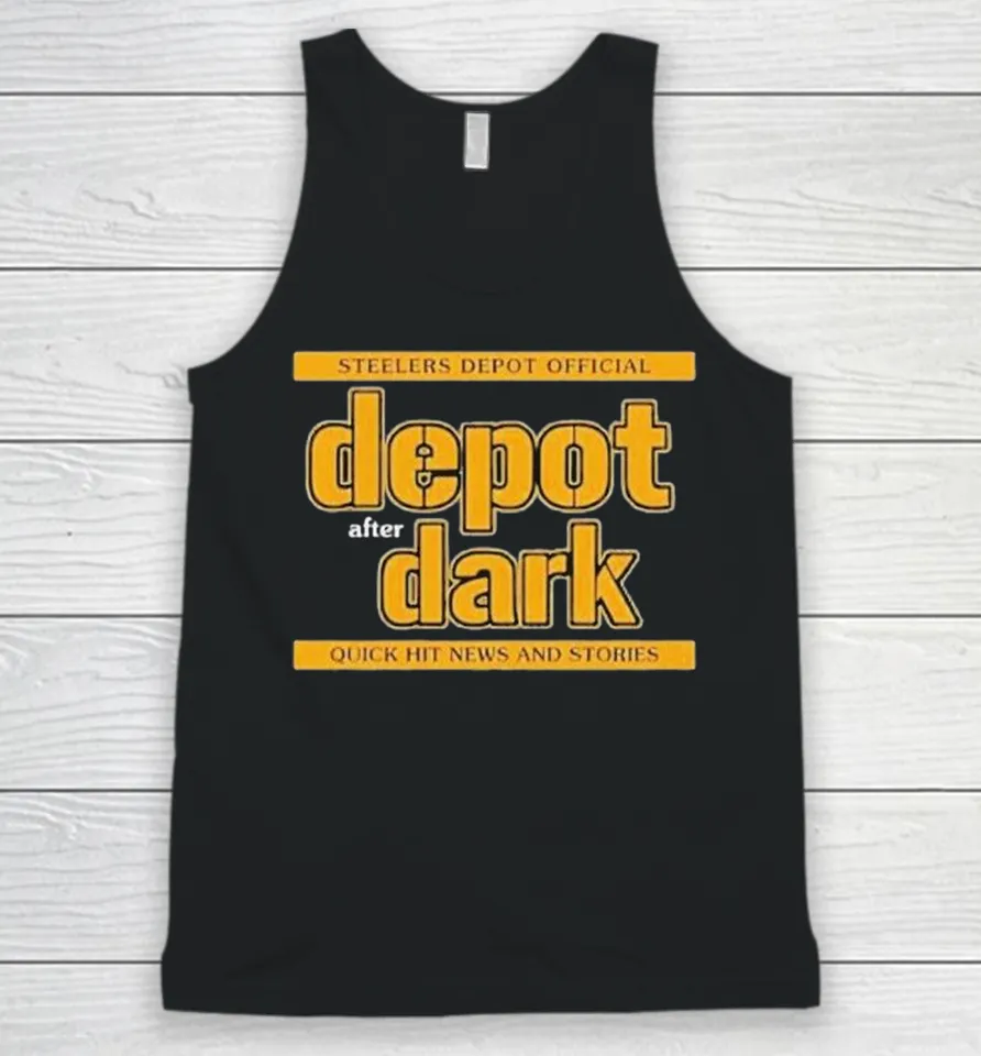 Pittsburgh Steelers Official Depot After Dark Quick Hit News Tank Top