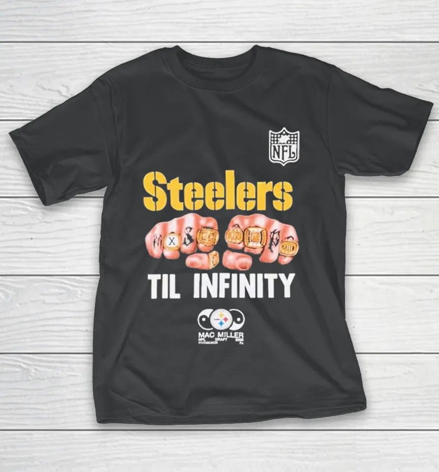 Pittsburgh Steelers X Mac Miller Til Infinity Hands Rings Nfl Shirt Pittsburgh Steelers X Mac Miller Til Infinity Hands Rings Nfl Shirt