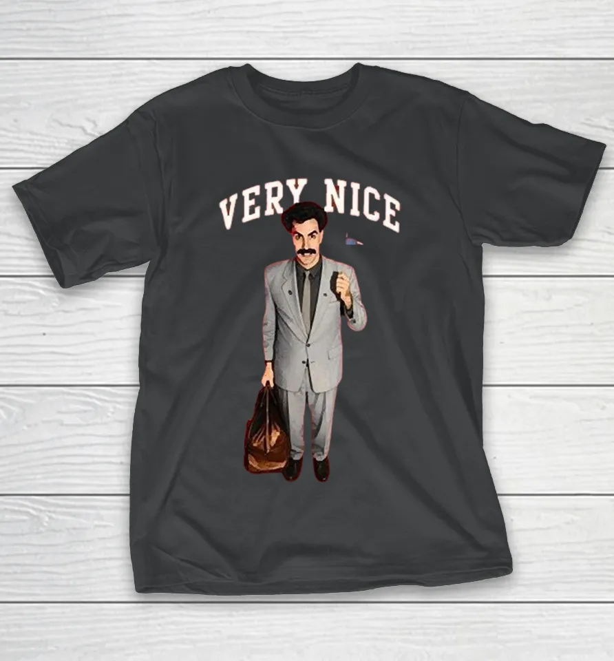 Sacha Baron Cohen Very Nice American Flag T Shirt