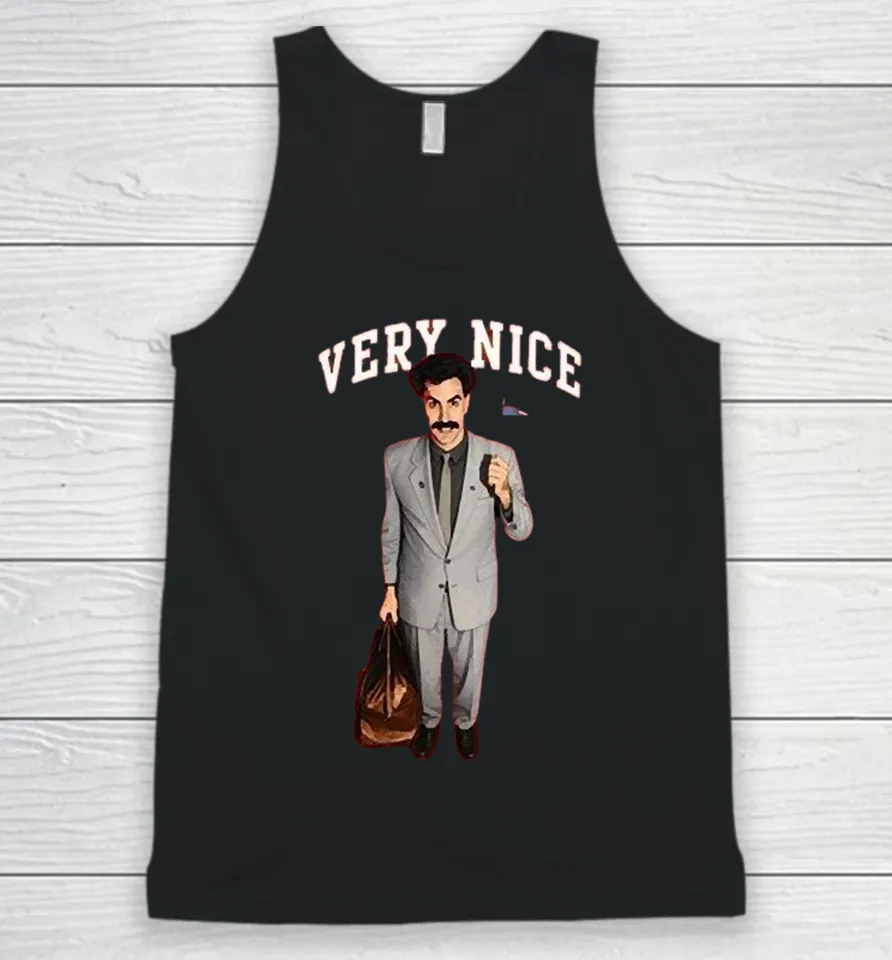 Sacha Baron Cohen Very Nice American Flag Tank Top