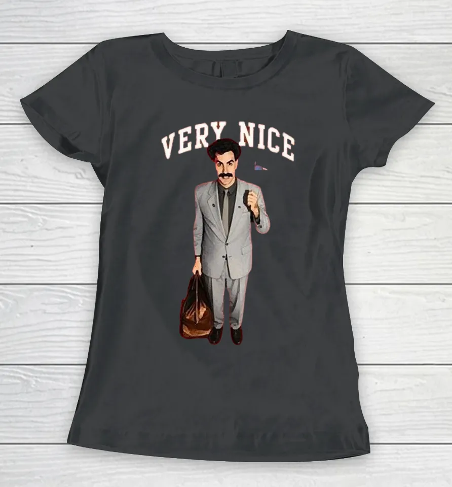 Sacha Baron Cohen Very Nice American Flag Women T Shirt