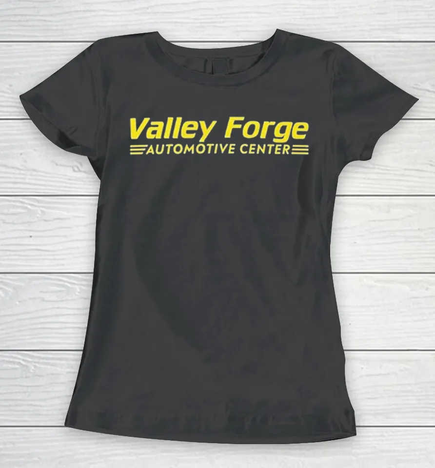 Shane Gillis Valley Forge Automotive Center Logo Women T Shirt