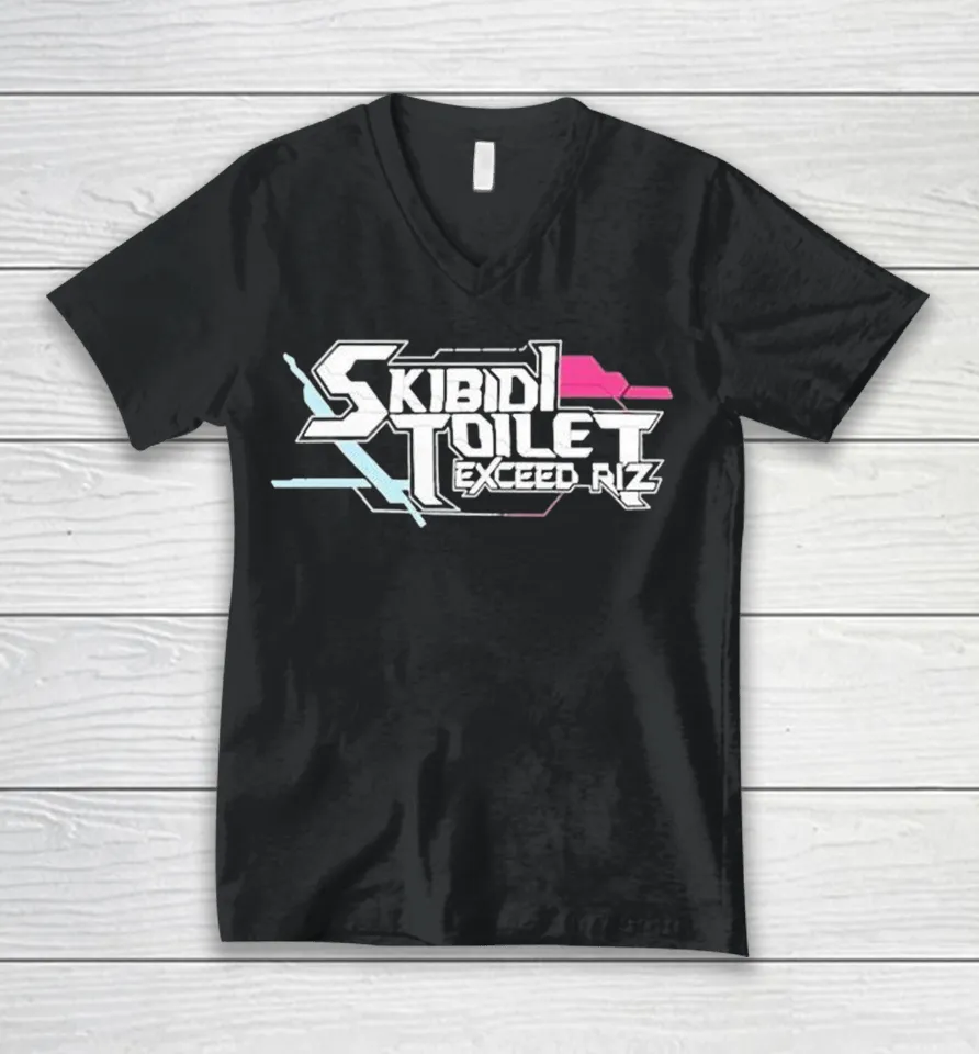 Skibidi Toilet Exceed Riz V-Neck T Shirt