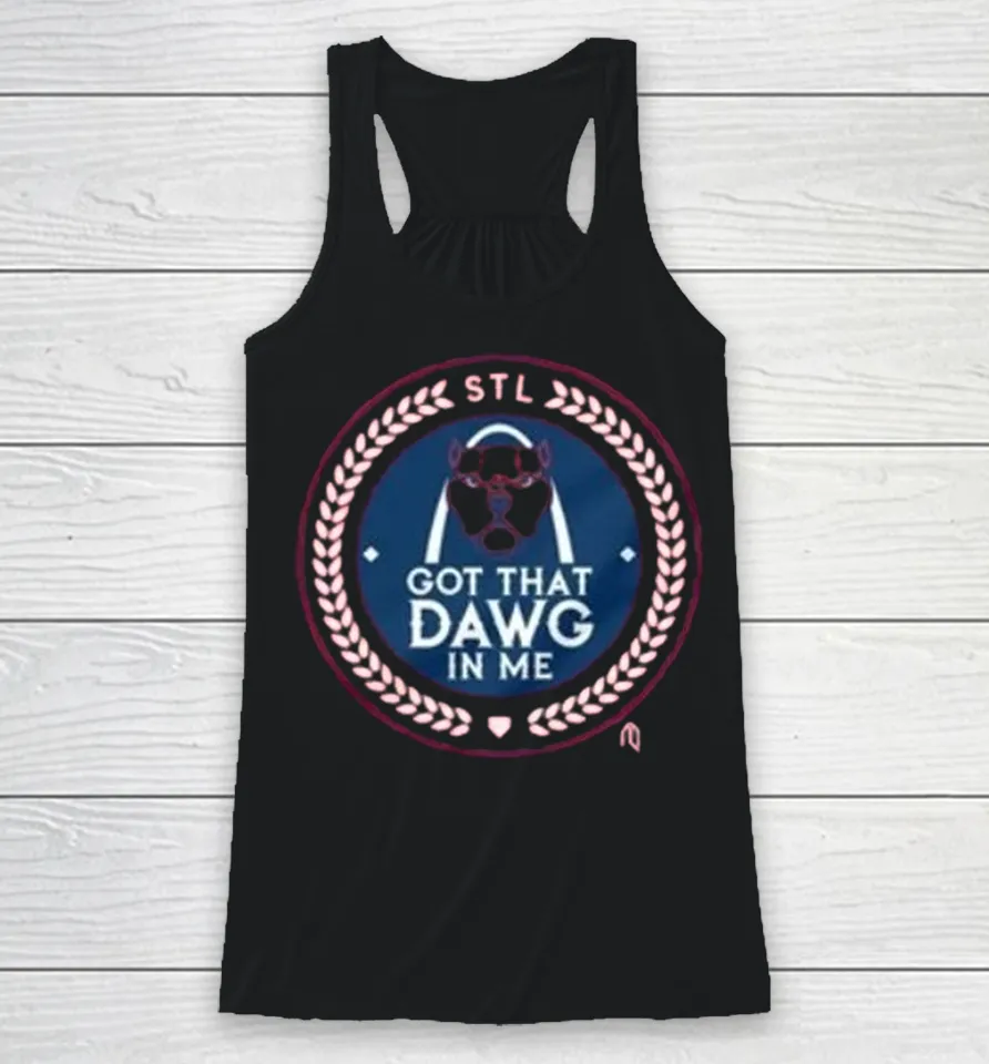 St. Louis Cardinals Got That Dawg In Me HR Chain Racerback Tank