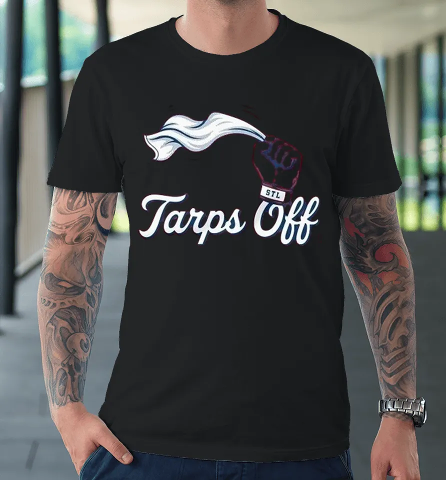 St Louis Cardinals Tarps Off Hand Premium T Shirt