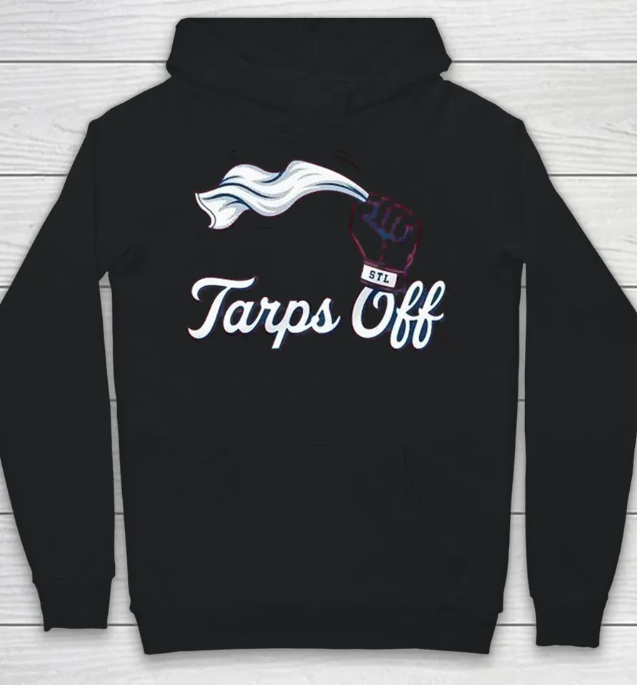 St Louis Cardinals Tarps Off Hand Hoodie